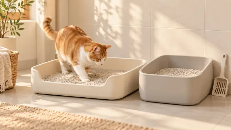 猫砂盆怎么选：开放式还是封闭式，先看你家猫
