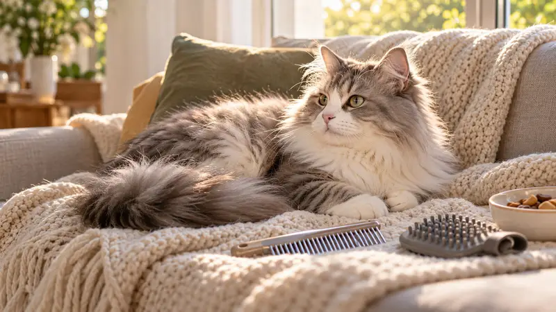 猫咪梳毛打结怎么处理：和狗狗哪里不一样