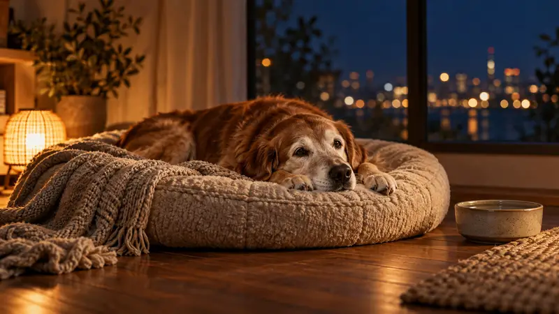 老年犬夜里一直叫、一直嚎：先排除哪几件事，什么时候必须去医院，今晚能做什么
